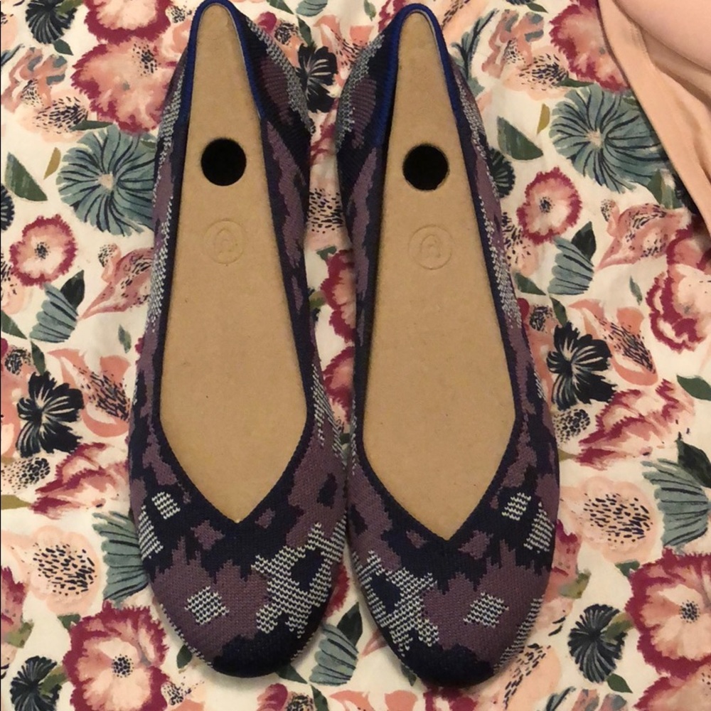 Discontinued print!! Violet Boticamo Rothy’s Flats